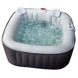 spa gonflable 4 places carre