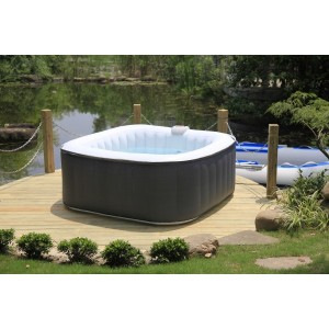 spa gonflable 4 places carre
