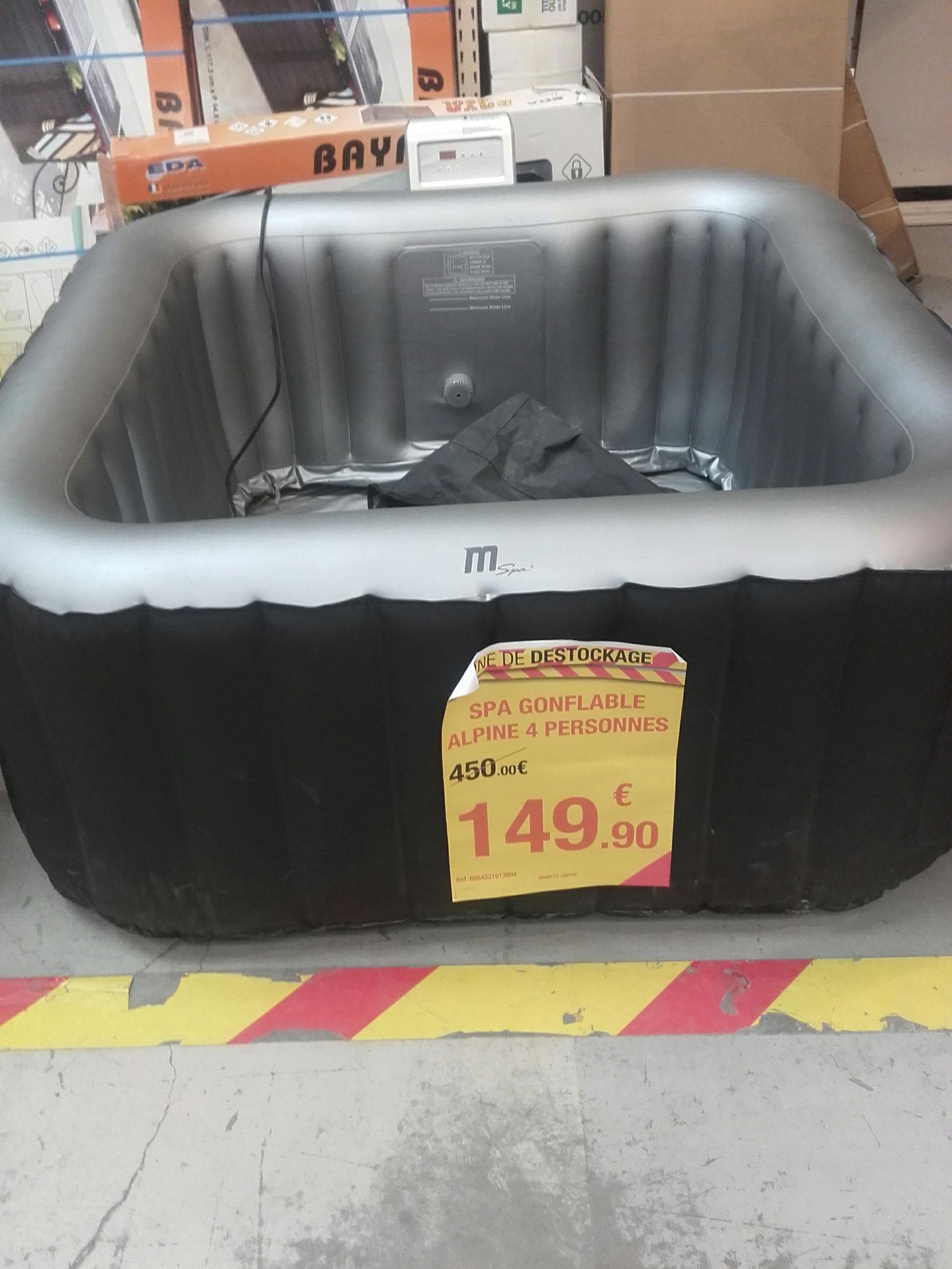 spa gonflable 4 places carrefour