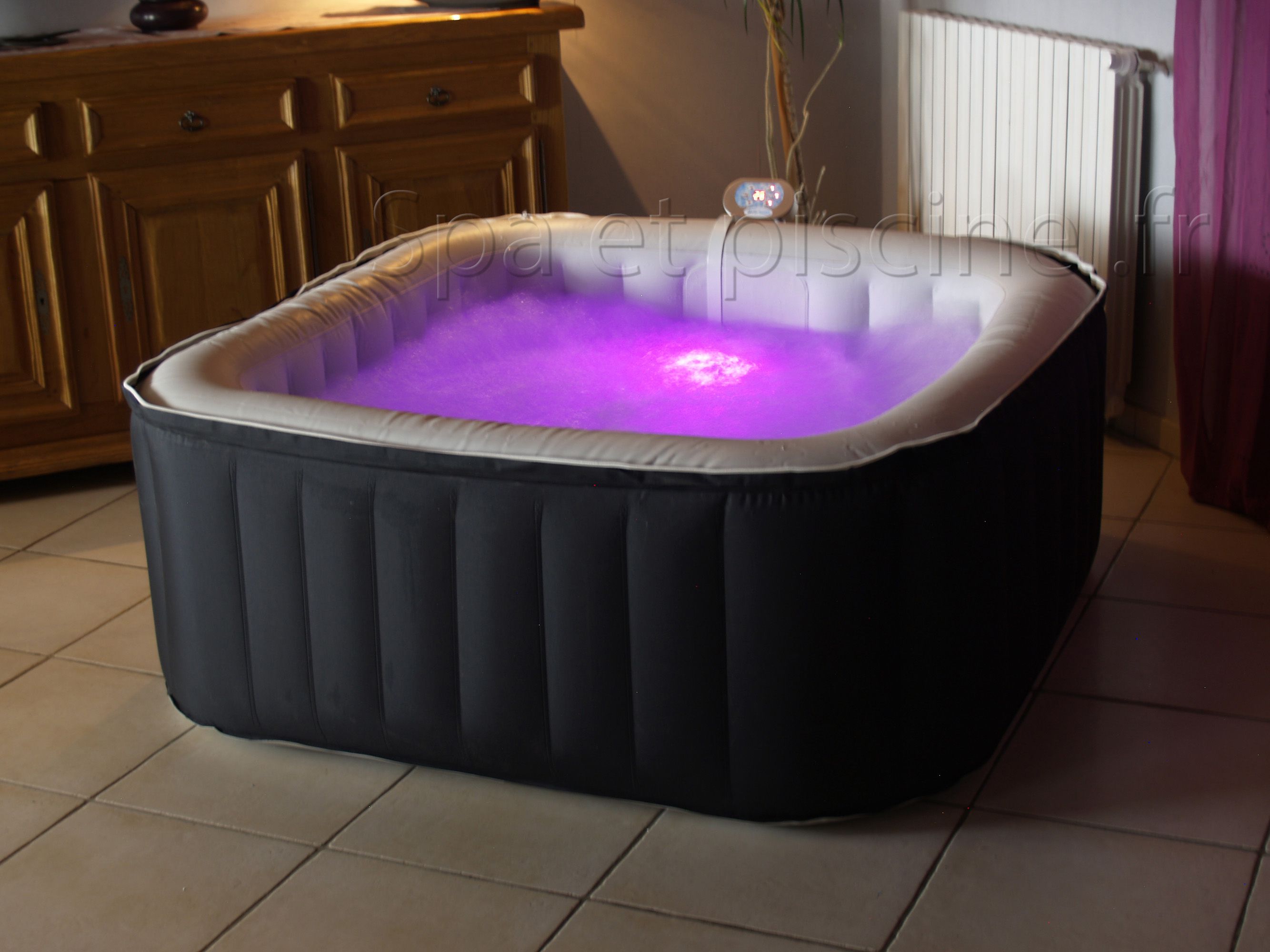 spa gonflable 6 places avec led
