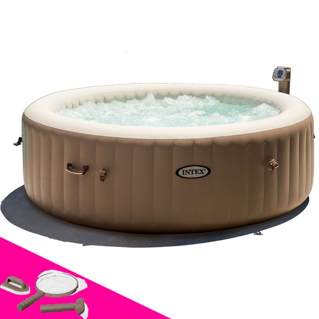 spa gonflable a bulles intex purespa 6 places