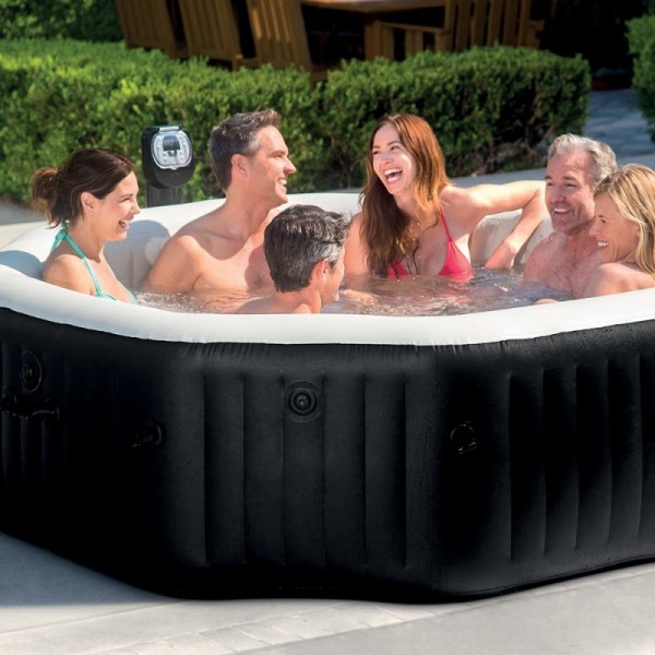 spa gonflable a jets et bulles pure spa intex 6 places