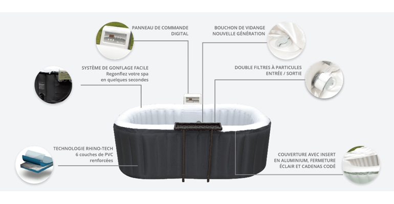 spa gonflable alpine
