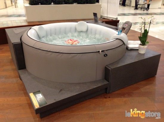 spa gonflable avec contour