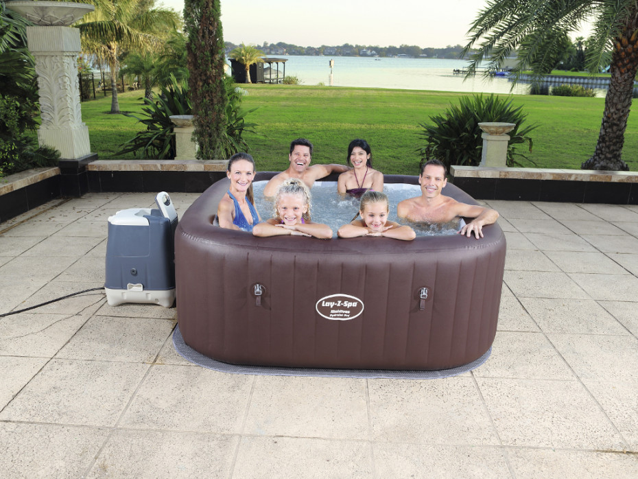 spa gonflable carre 8 places