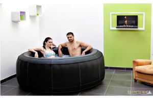 spa gonflable en appartement