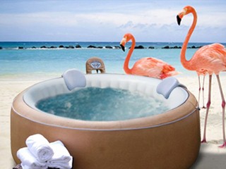 spa gonflable en cuir