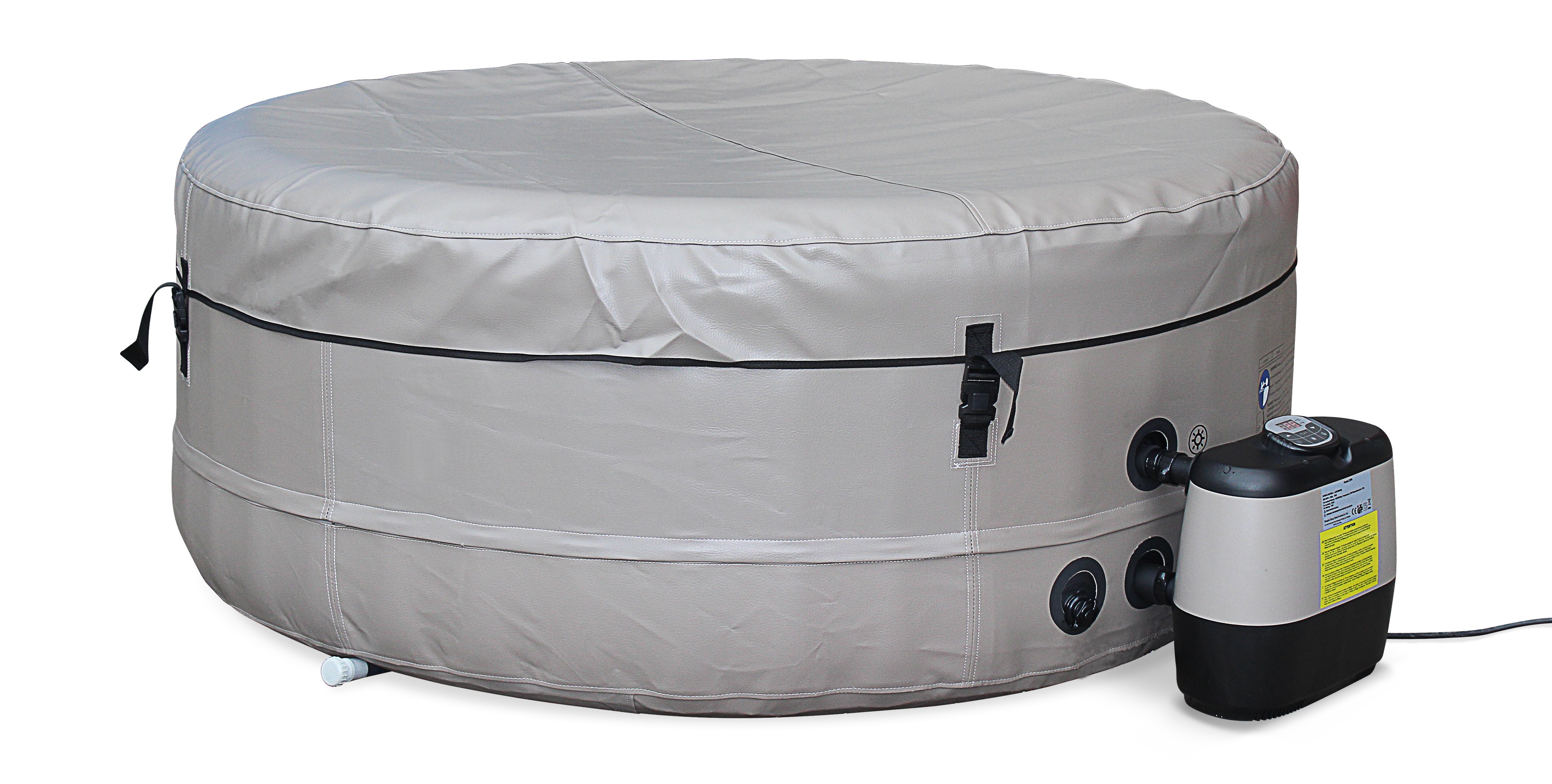 spa gonflable en cuir