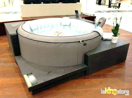 spa gonflable en interieur