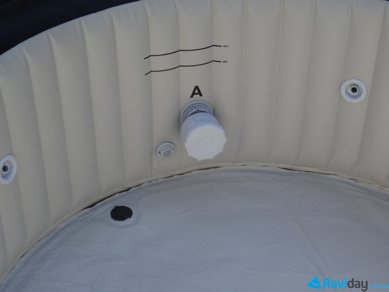 spa gonflable filtration
