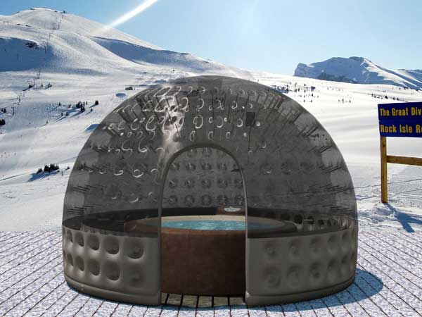 spa gonflable hivernage