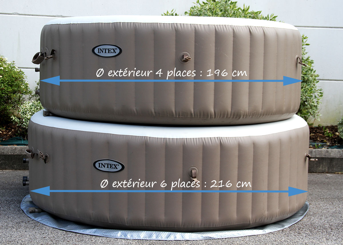 spa gonflable intex 6 places