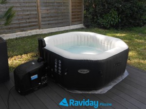spa gonflable intex led