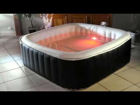 spa gonflable intex led