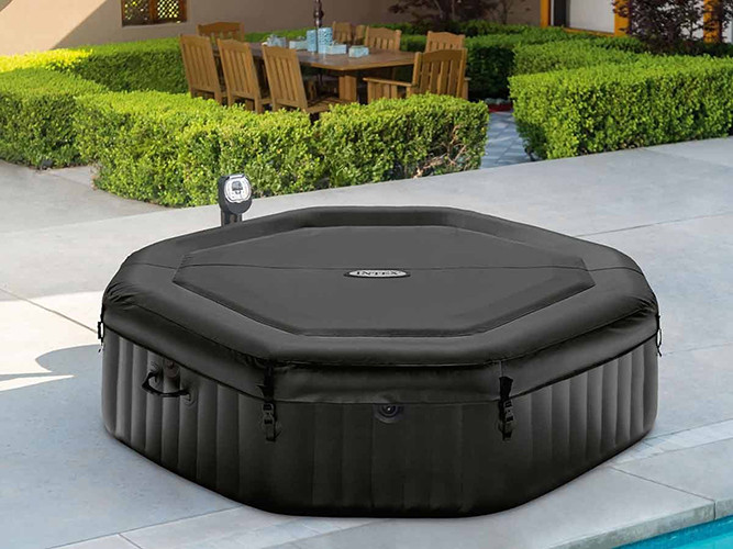 spa gonflable intex pure spa jets et bulles 6 places