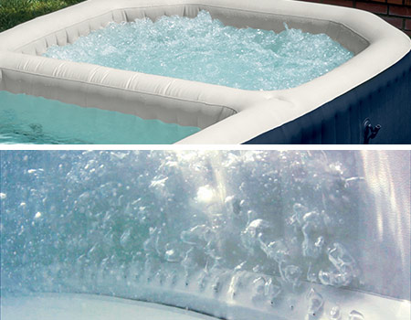 spa gonflable intex pure spa plus avec piscine