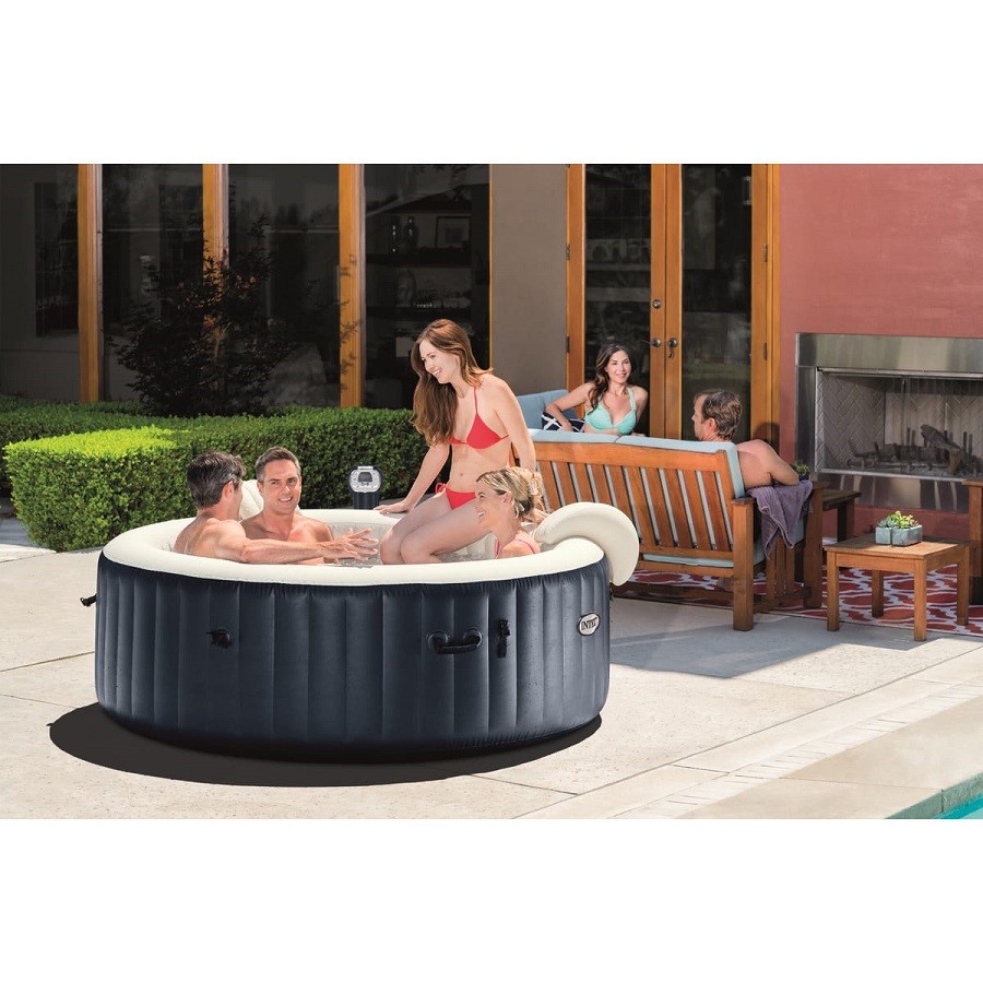 spa gonflable intex purespa led rond 6 places assises