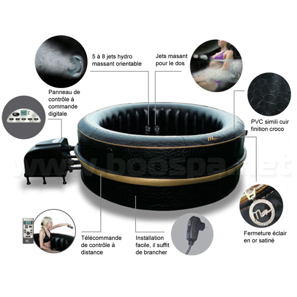 spa gonflable jet hydromassant
