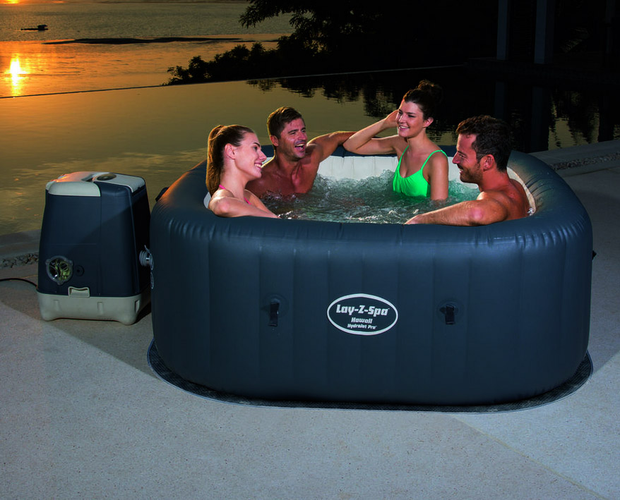 spa gonflable lay-z hawaii hydrojet pro
