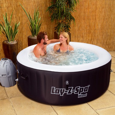spa gonflable lay-z miami air jet 2 a 4 personnes