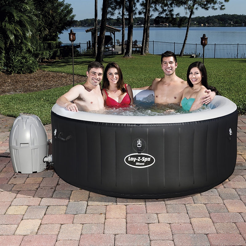 spa gonflable lay-z miami air jet 2 a 4 personnes