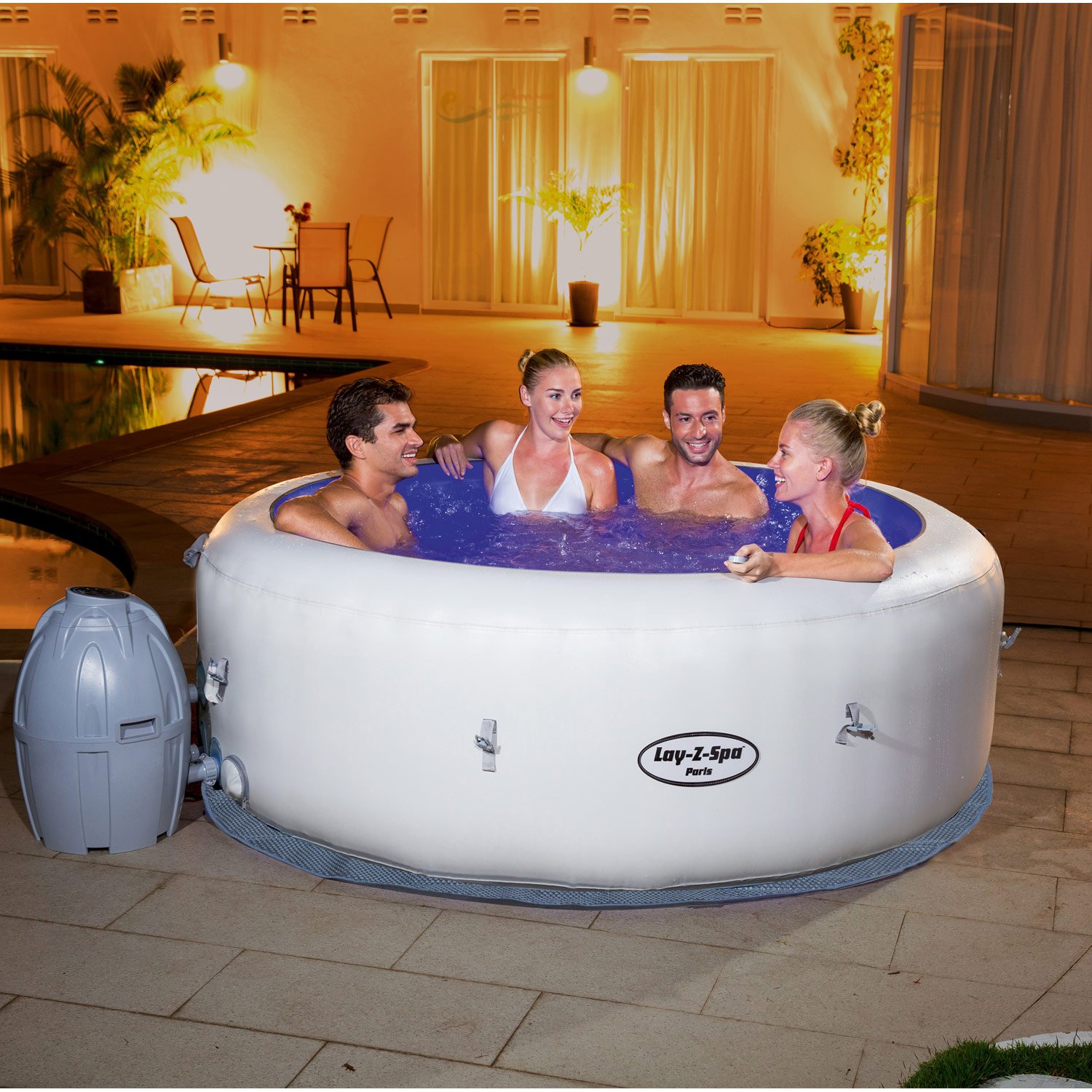 spa gonflable lay z spa paris bestway 4 a 6 places