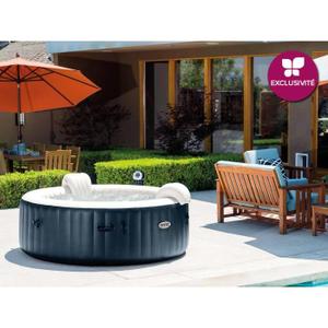 spa gonflable led rond xl a bulles intex 6 places