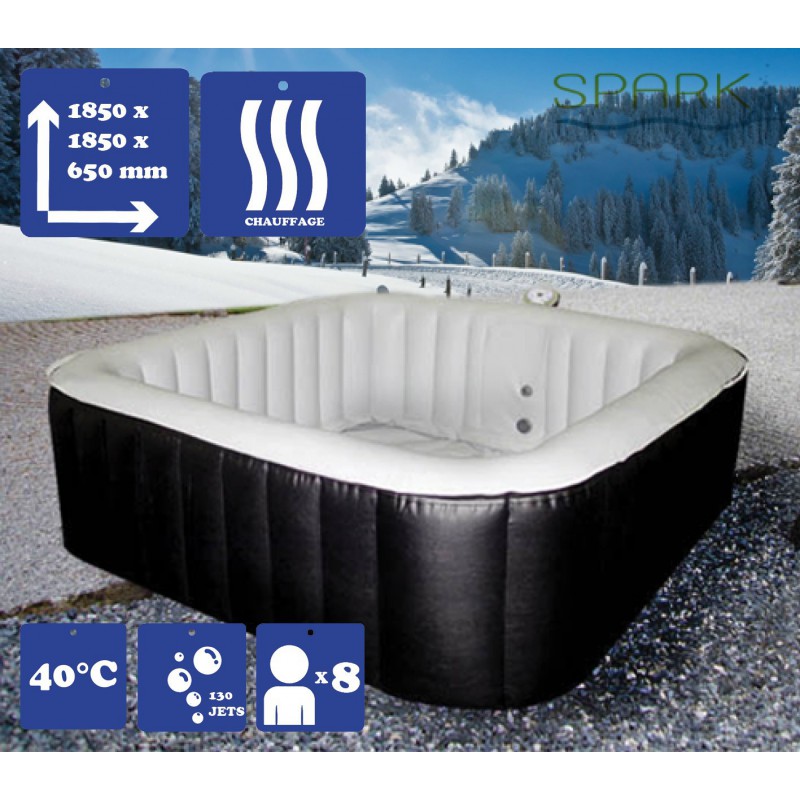 spa gonflable luxe 8 places