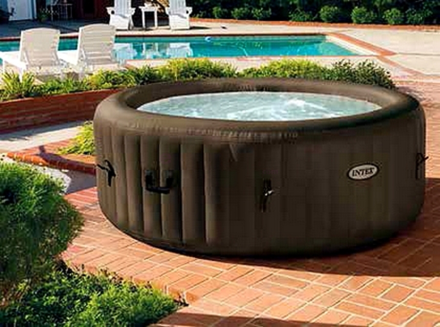 spa gonflable massant