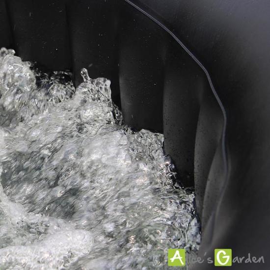 spa gonflable ottawa xxl cuir noir 6 personnes