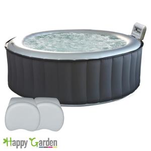 spa gonflable ottawa xxl cuir noir 6 personnes