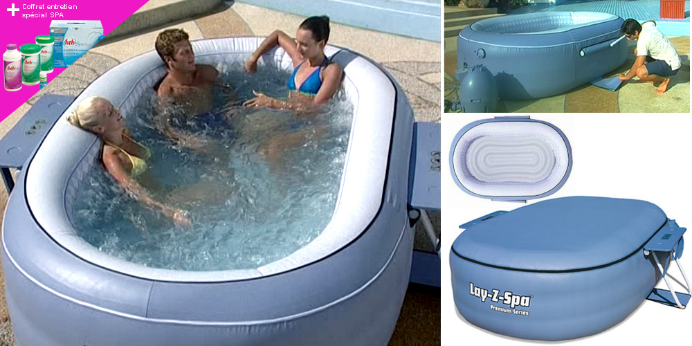 spa gonflable ovale