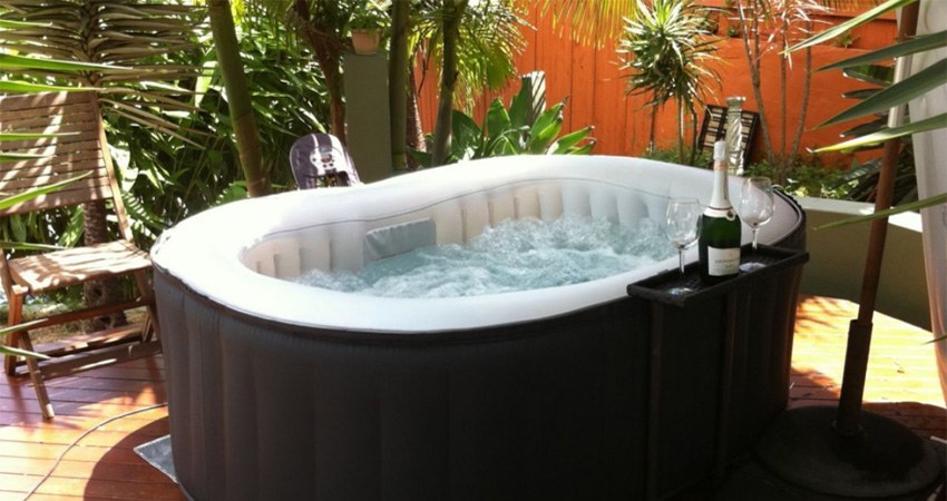 spa gonflable ovale