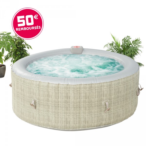 spa gonflable resine tressee