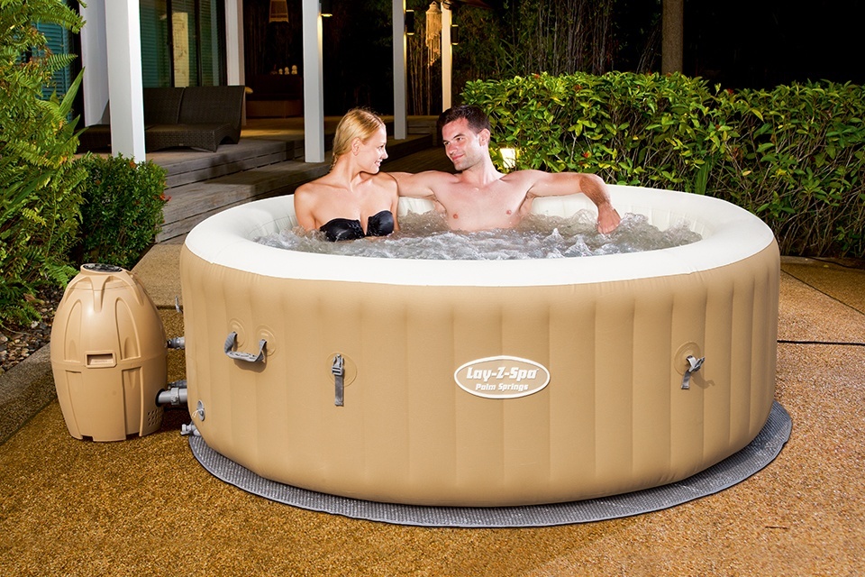 spa gonflable rond - lay-z-spatm palm spring