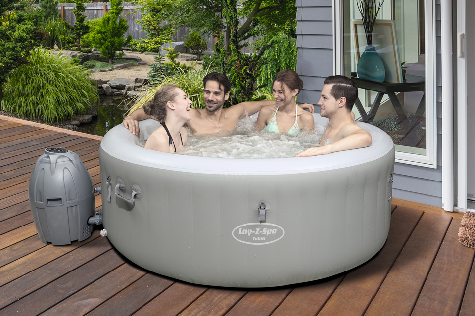 spa gonflable rond - lay-z-spatm palm spring