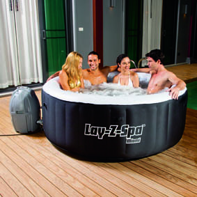 spa gonflable rond lay-z miami - 2 a 4 personnes