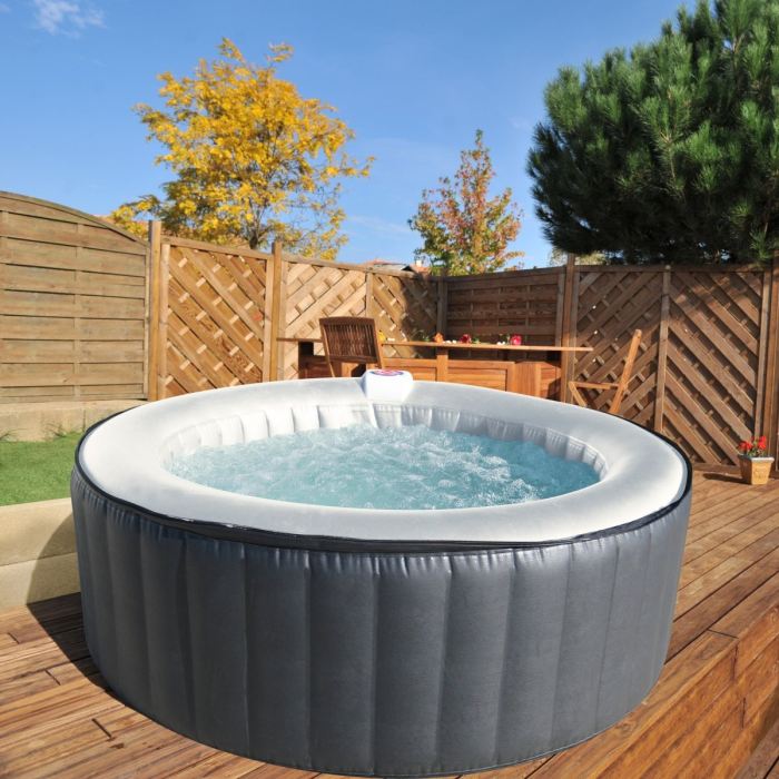 spa gonflable rond
