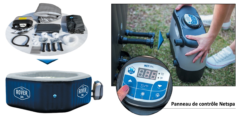 spa gonflable rover