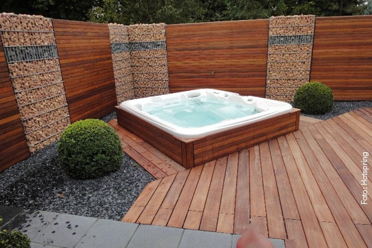 spa gonflable semi enterre