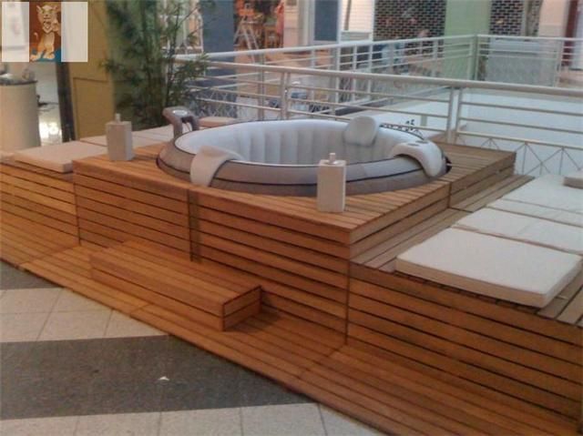 spa gonflable semi enterre