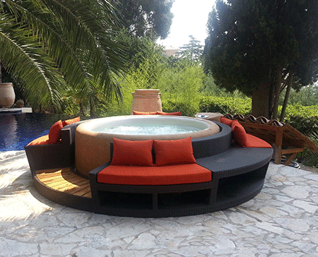 spa gonflable silencieux