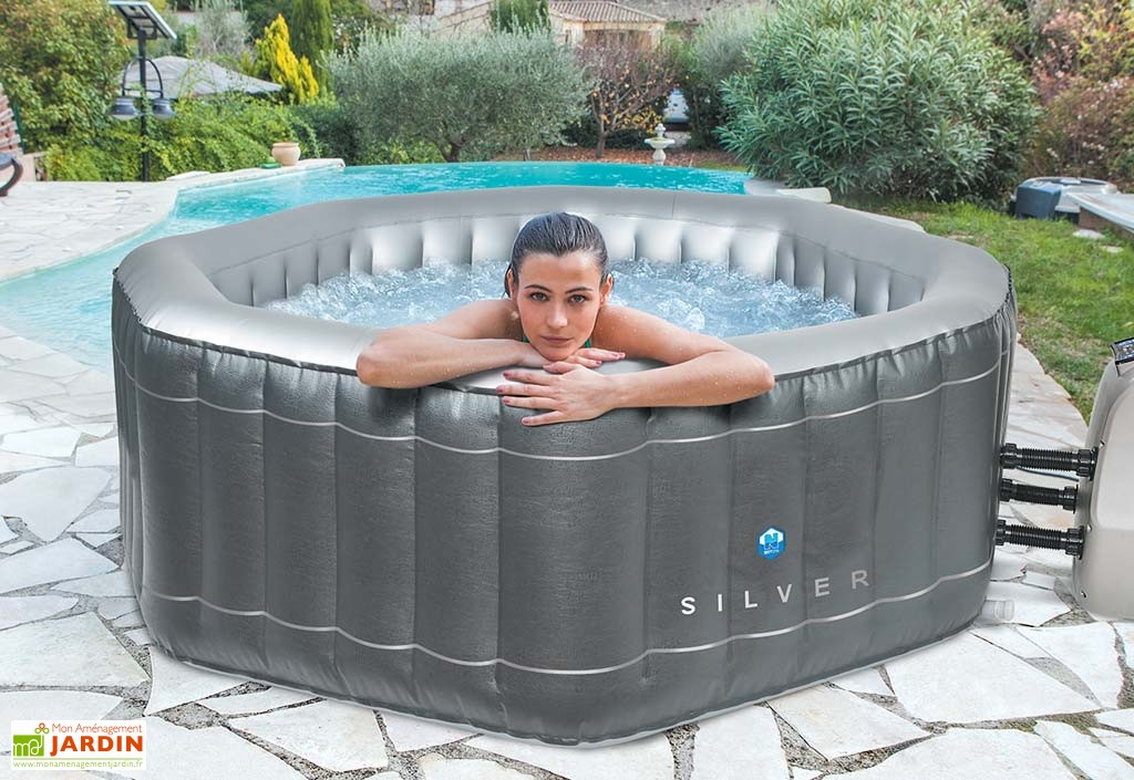 spa gonflable silver 5 a 6 places