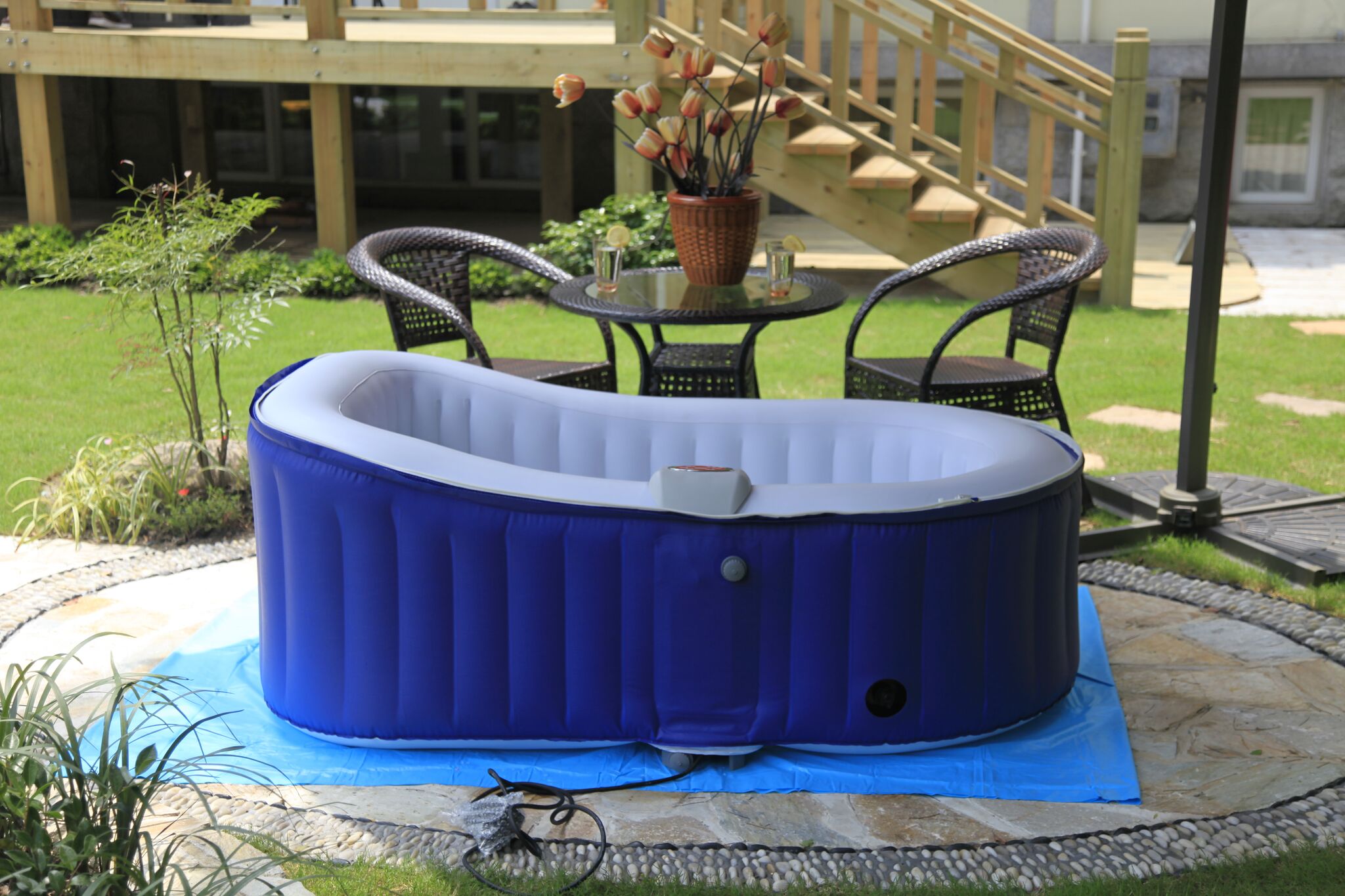 spa gonflable solaire