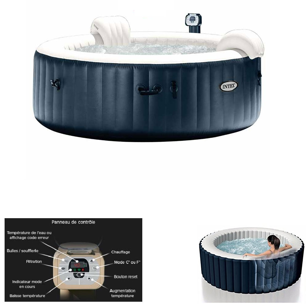 spa gonflable temperature