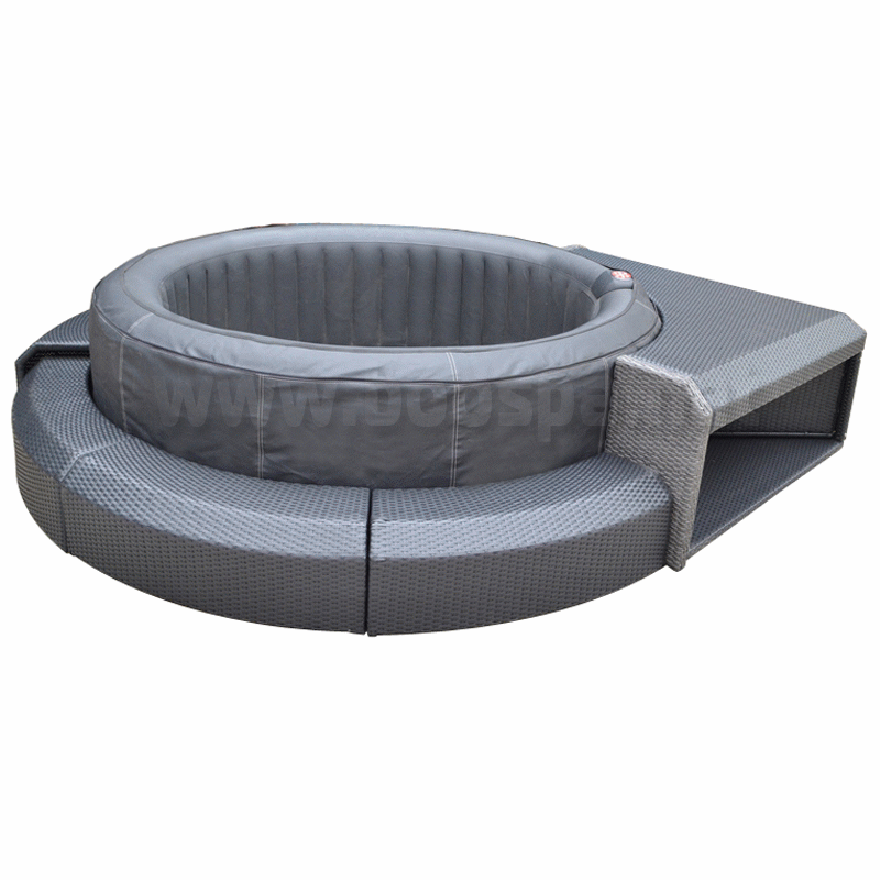 spa gonflable tresse