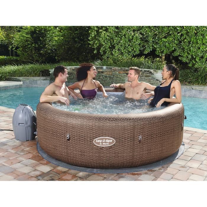 spa gonflable tresse