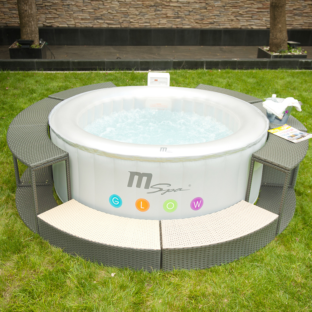 spa gonflable tresse