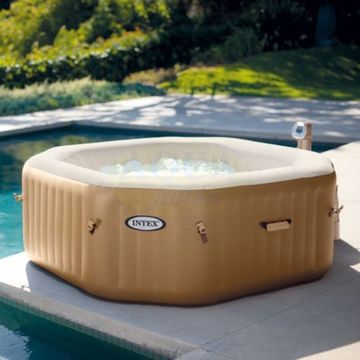 spa gonflable vannes