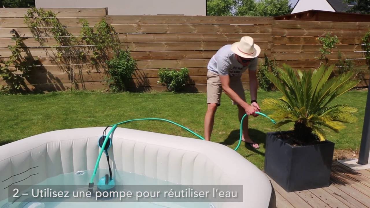 spa intex comment le vider